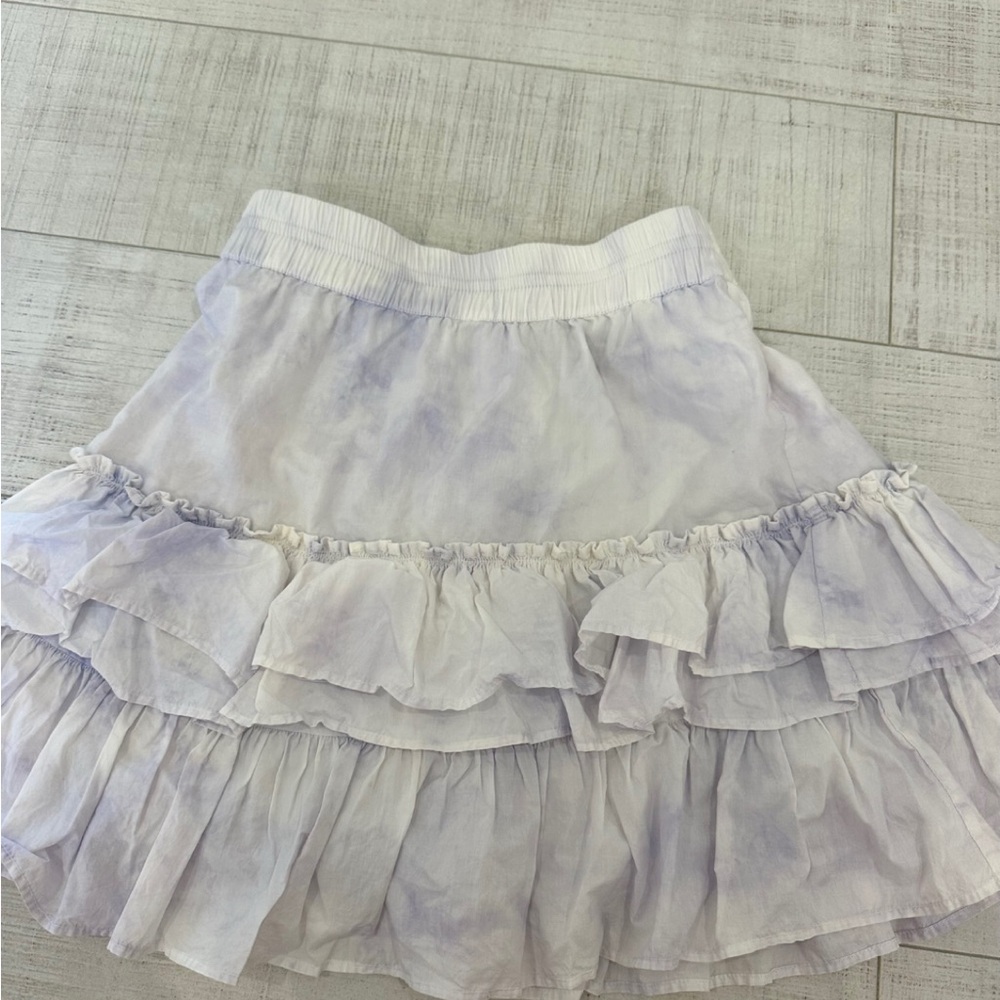 Generation Love Purple and White Bubble Mini Skirt